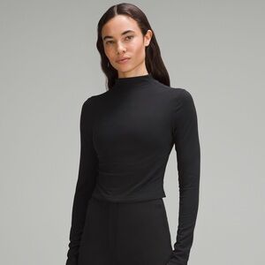 Lululemon All Aligned Mock Neck Long Sleeve Shirt